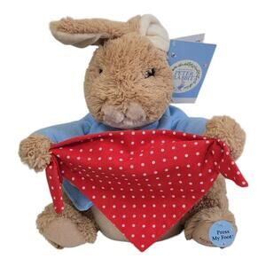 Gund Beatrix Potter Peter Rabbit Interactive Peek-a-boo 10" Plush‎